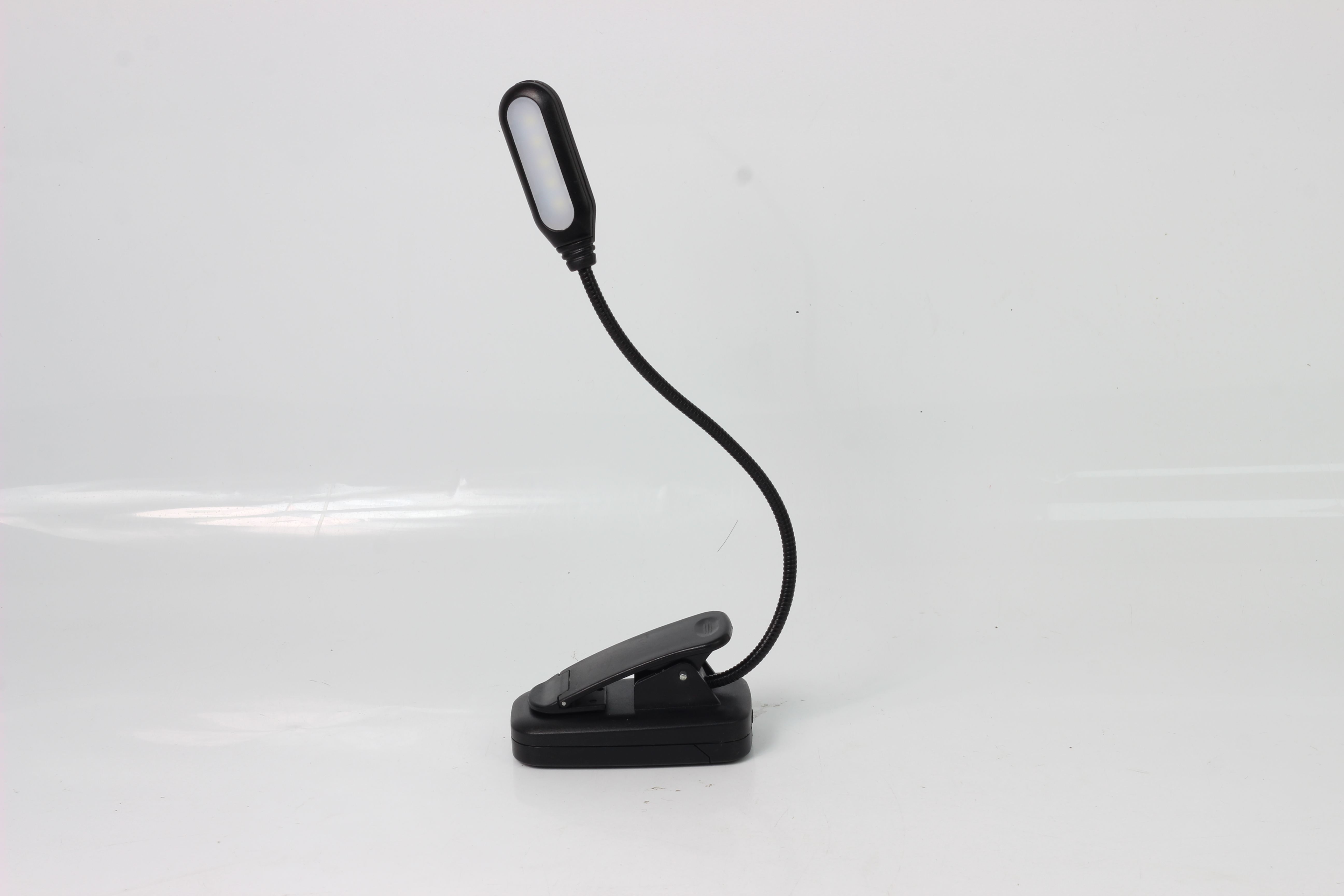 LED Battery Powered Mini Clip-on Reading Light - DBBL-0042 by Ningbo Deby Electrical Co., Ltd.